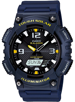 

Японские наручные мужские часы Casio AQ-S810W-2A. Коллекция Ana-Digi