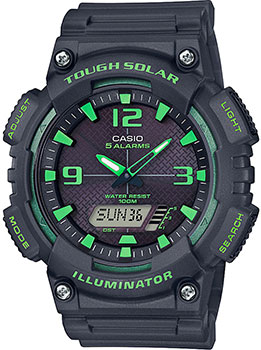 

Японские наручные мужские часы Casio AQ-S810W-8A3VEF. Коллекция Ana-Digi