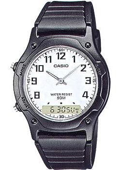 

Японские наручные мужские часы Casio AW-49H-7B. Коллекция Ana-Digi
