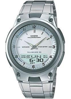 Японские наручные  мужские часы Casio AW-80D-7A. Коллекция Ana-Digi - фото 1