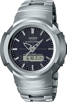 Японские наручные  мужские часы Casio AWM-500D-1A. Коллекция G-Shock - фото 1