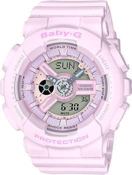 Японские наручные  женские часы Casio BA-110-4A2. Коллекция Baby-G - фото 1