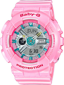 

Японские наручные женские часы Casio BA-110CA-4A. Коллекция Baby-G