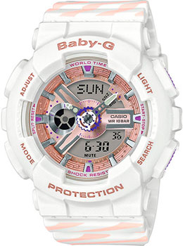 

Японские наручные женские часы Casio BA-110CH-7A. Коллекция Baby-G