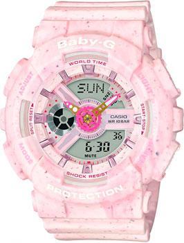 

Японские наручные женские часы Casio BA-110PI-4AER. Коллекция Baby-G
