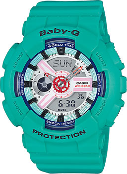 Casio Часы Casio BA-110SN-3A. Коллекция Baby-G