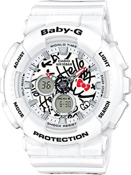 

Японские наручные женские часы Casio BA-120KT-7A. Коллекция Baby-G