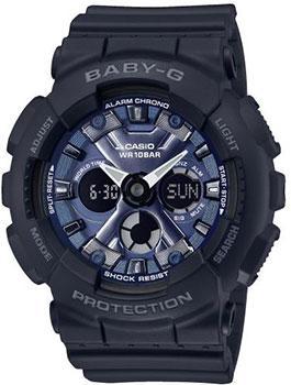 Японские наручные  женские часы Casio BA-130-1A2ER. Коллекция Baby-G - фото 1