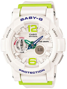 

Японские наручные женские часы Casio BGA-180-7B2. Коллекция Baby-G