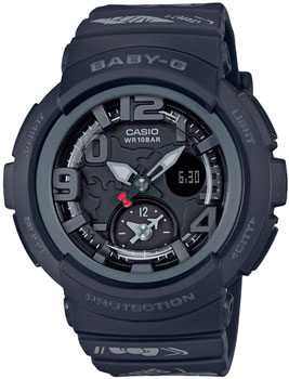

Японские наручные женские часы Casio BGA-190KT-1B. Коллекция Baby-G