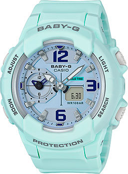 

Японские наручные женские часы Casio BGA-230SC-3B. Коллекция Baby-G