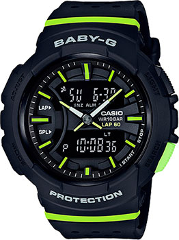 

Японские наручные женские часы Casio BGA-240-1A2. Коллекция Baby-G