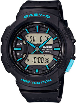 Японские наручные  женские часы Casio BGA-240-1A3. Коллекция Baby-G - фото 1