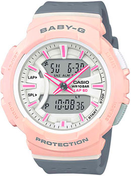 

Японские наручные женские часы Casio BGA-240-4A2. Коллекция Baby-G