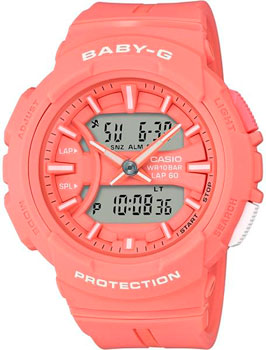 

Японские наручные женские часы Casio BGA-240BC-4A. Коллекция Baby-G