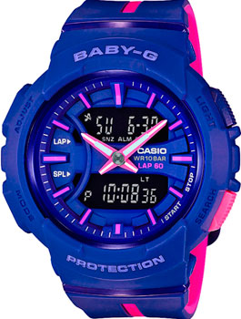 

Японские наручные женские часы Casio BGA-240L-2A1. Коллекция Baby-G