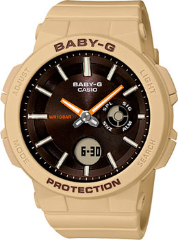 

Японские наручные женские часы Casio BGA-255-5AER. Коллекция Baby-G