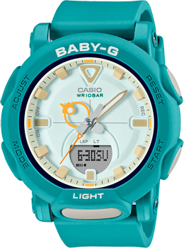 Японские наручные  женские часы Casio BGA-310RP-3A. Коллекция Baby-G - фото 1