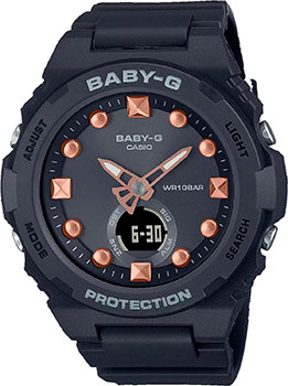 Японские наручные  женские часы Casio BGA-320-1A. Коллекция Baby-G - фото 1