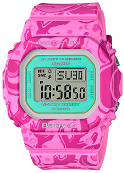 

Японские наручные женские часы Casio BGD-560SLG-4DR. Коллекция Baby-G