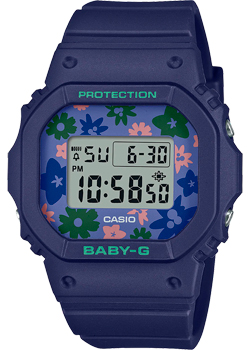 

Японские наручные женские часы Casio BGD-565RP-2. Коллекция Baby-G