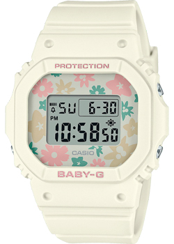 

Японские наручные женские часы Casio BGD-565RP-7. Коллекция Baby-G