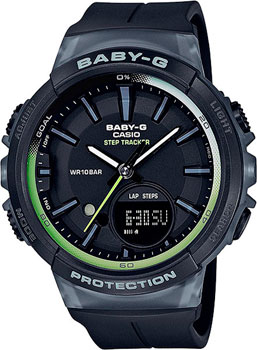 

Японские наручные женские часы Casio BGS-100-1A. Коллекция Baby-G