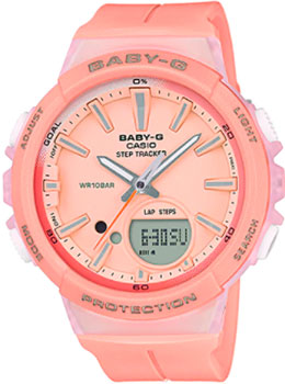 

Японские наручные женские часы Casio BGS-100-4A. Коллекция Baby-G