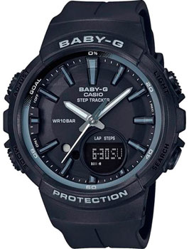 

Японские наручные женские часы Casio BGS-100SC-1A. Коллекция Baby-G