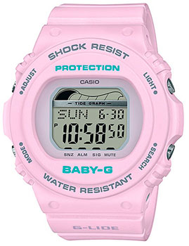 

Японские наручные женские часы Casio BLX-570-6ER. Коллекция Baby-G
