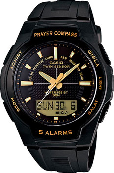 

Японские наручные мужские часы Casio CPW-500H-1A. Коллекция Ana-Digi