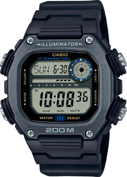 Японские наручные  мужские часы Casio DW-291HX-1A. Коллекция Digital - фото 1