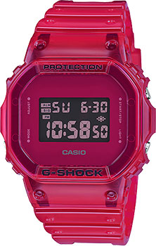 Японские наручные  мужские часы Casio DW-5600SB-4ER. Коллекция G-Shock - фото 1