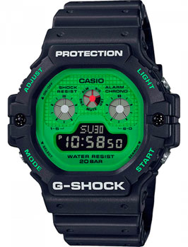 

Японские наручные мужские часы Casio DW-5900RS-1ER. Коллекция G-Shock