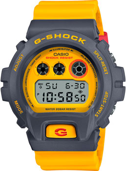 

Японские наручные мужские часы Casio DW-6900Y-9. Коллекция G-Shock