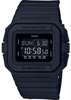 

Японские наручные мужские часы Casio DW-D5500BB-1ER. Коллекция G-Shock