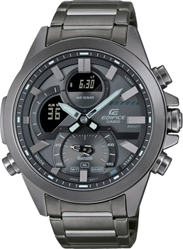 Японские наручные  мужские часы Casio ECB-30DC-1B. Коллекция Edifice - фото 1