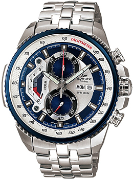 

Японские наручные мужские часы Casio EF-558D-2A. Коллекция Edifice