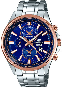 Casio Часы Casio EFR-304PG-2A. Коллекция Edifice стильные 304 из нержавеющей стали бесконечность браслеты золотые 58 мм