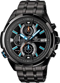 

Японские наручные мужские часы Casio EFR-536BK-1A2. Коллекция Edifice