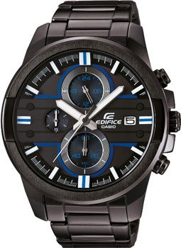 

Японские наручные мужские часы Casio EFR-543BK-1A2. Коллекция Edifice