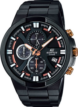 

Японские наручные мужские часы Casio EFR-544BK-1A9. Коллекция Edifice