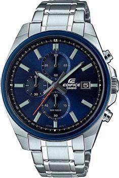 Японские наручные  мужские часы Casio EFV-610DB-2AVUEF. Коллекция Edifice - фото 1