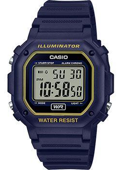 

Японские наручные мужские часы Casio F-108WH-2A2EF. Коллекция Digital