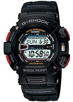 Японские наручные  мужские часы Casio G-9000-1V. Коллекция G-Shock - фото 1