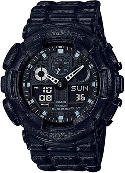 

Японские наручные мужские часы Casio GA-100BT-1A. Коллекция G-Shock