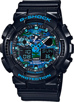 Casio Часы Casio GA-100CB-1A. Коллекция G-Shock