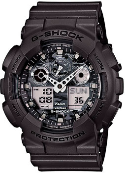 

Японские наручные мужские часы Casio GA-100CF-8A. Коллекция G-Shock