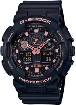 

Японские наручные мужские часы Casio GA-100GBX-1A4. Коллекция G-Shock
