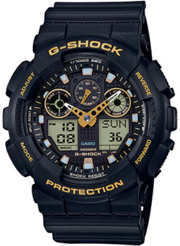 

Японские наручные мужские часы Casio GA-100GBX-1A9. Коллекция G-Shock